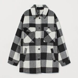 H&M Plaid Shacket